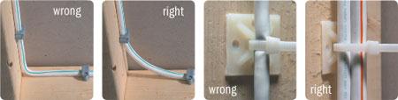 Penempatan Kabel yang Benar